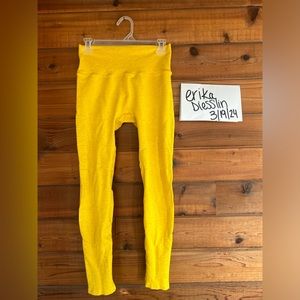 Alphalete Yellow Revival Leggings